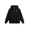 Li-Ning Embroidered Pattern Zip-Up Hoodie Men Hoodies Black AWDU053-2