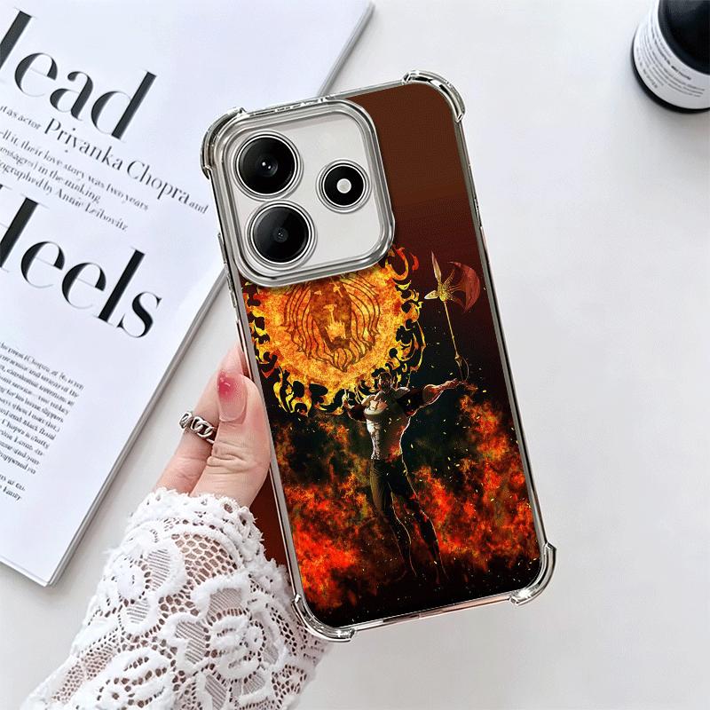 Семь Смертных Грехов Эсканор Мягкий Чехол Для Телефона Для Xiaomi Redmi Note 14 15 Pro Plus 13 12 11S 11T 5G 10 9S 9 Покрытие Защита От Падения Веселый