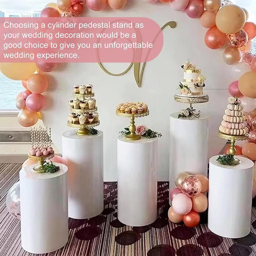 3/5 шт. Цилиндрические подставки для торта, стол для десертов, колонны, праздничные принадлежности для Дня святого Валентина, Дня благодарения, дня рождения
