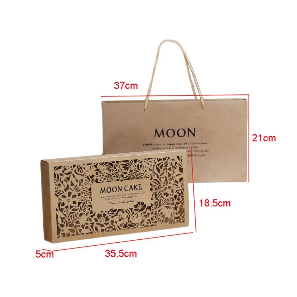8 сеток Лунный пряник Праздник середины осени Коробка ручной упаковки Коробки для лунного пряника Подарочная коробка Фестиваль