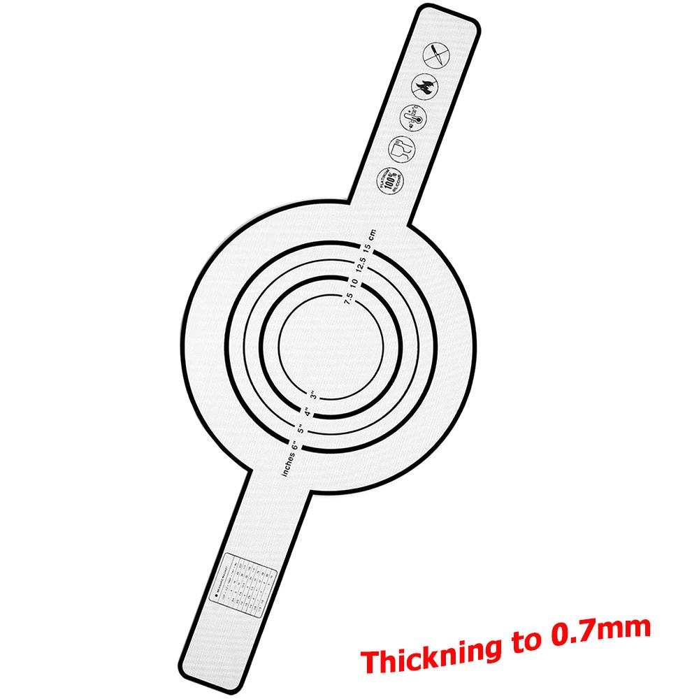 LMETJMA Silicone Bread Sling for Dutch Oven Non-stick Bread Baking Mat with Long Handle Heat Resistant Dutch Oven Liners JT300