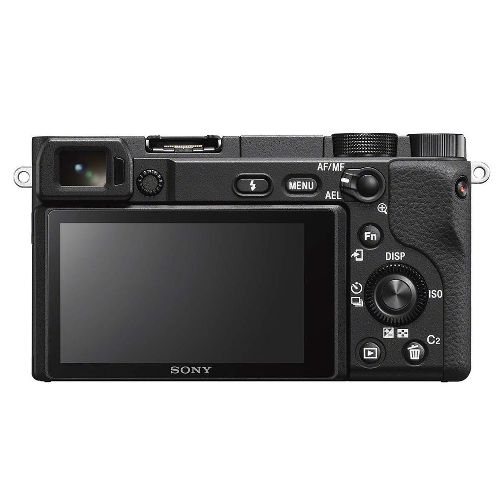 SONY Mirrorless Interchangeable Lens Camera Power Zoom Lens Kit Black BQ Interchangeable Lens 6400K Black 6400 (Included Lens SELP16502) ILCE-6400K