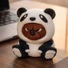 Cute Character Model 3D Printed Panda Figurine, Angry Bear Statue, Small Gift for Friends Animal Sculpture Shelf, Car Dashboard, Home Office