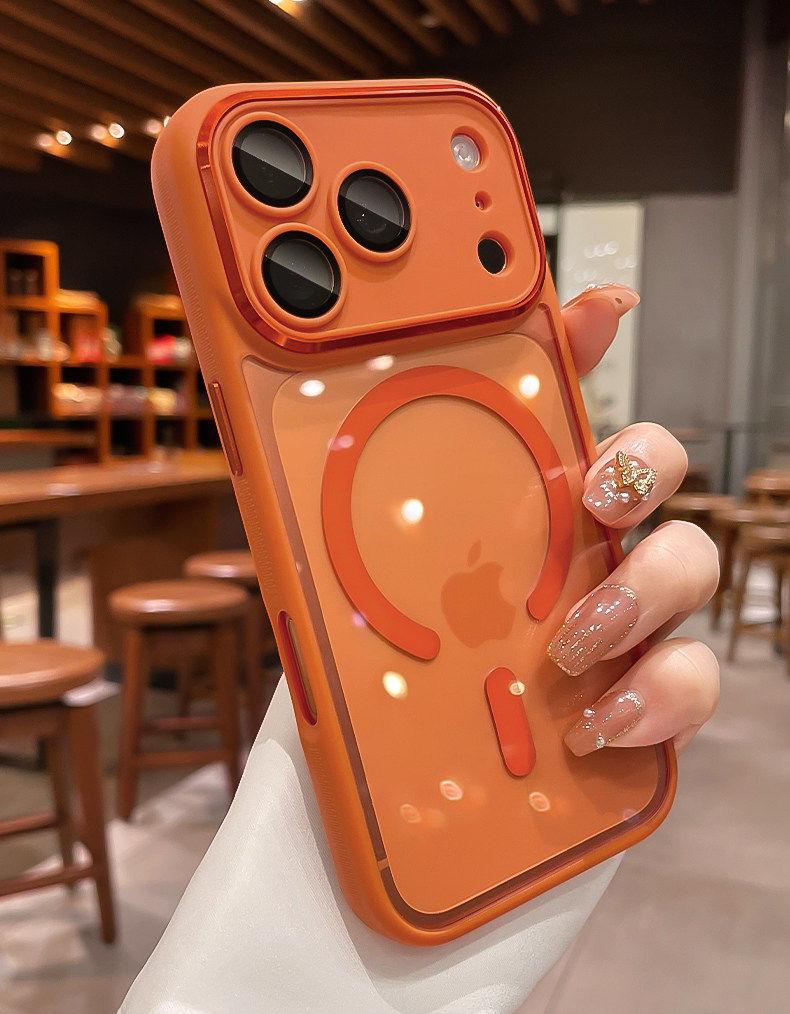 Премиальный прозрачный магнитный чехол для iPhone 16/15 Pro Max - Защита от падений, Стильный дизайн