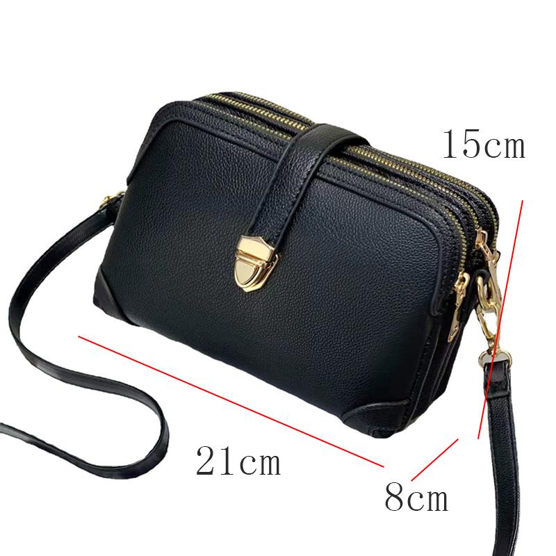 Yogodlns Модная сумка через плечо для телефона, женская сумка через плечо из искусственной кожи, повседневная маленькая квадратная сумка, однотонная сумка-мессенджер