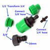 Agriculture Irrigation Water Hose Pipe Fast Connector Nipple Adapter Garden Tool