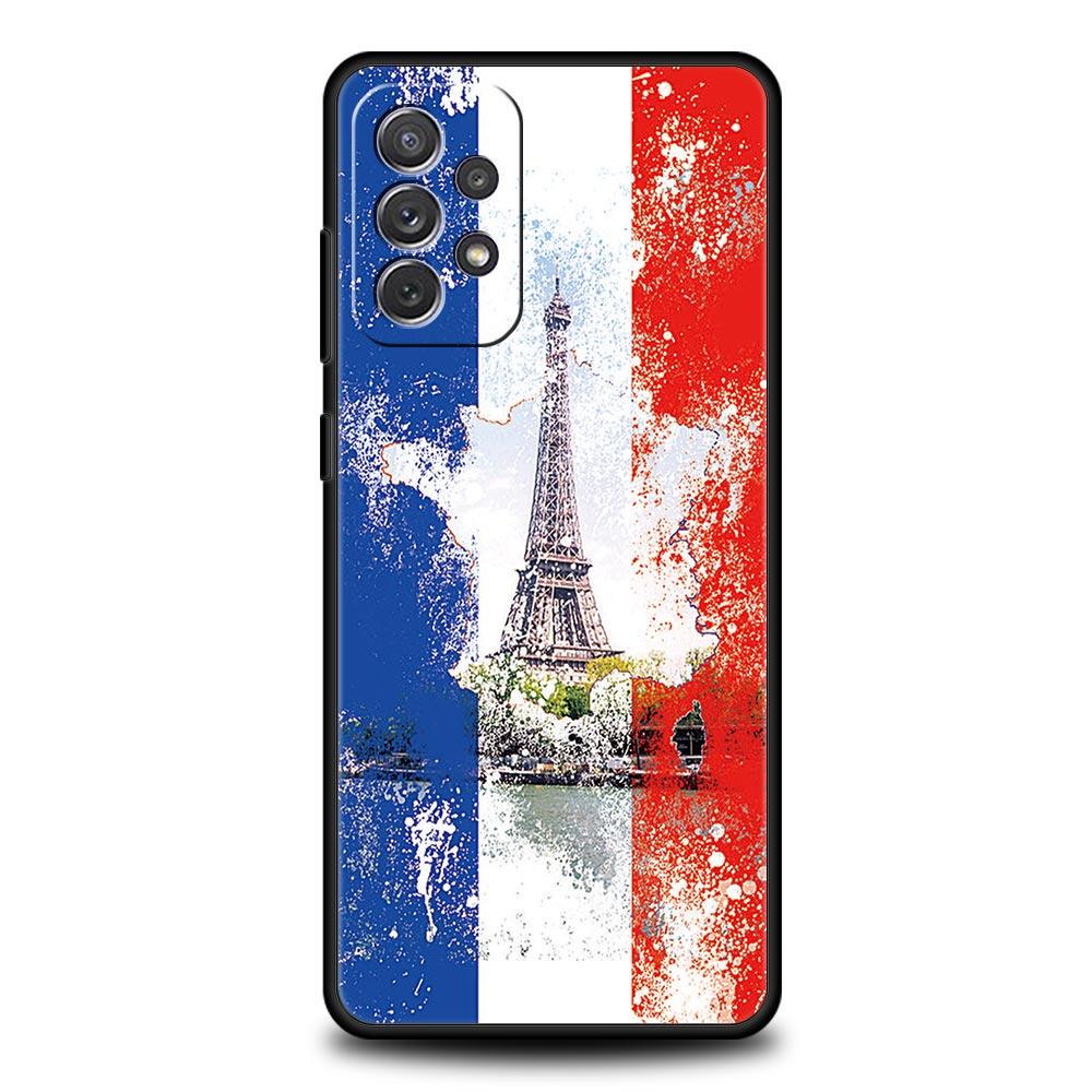 Чехол для телефона Samsung Galaxy A15 A13 A51 A71 A41 A31 A21S A03S A05 A35 A55 A23 A25 A33 A53 A73 5G Обложка Флаг Франции