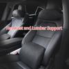 For Tesla Model 3 Model Y Neck Pillow Memory Cotton Protective Lumbar Support Backrest Relieves Pressure Car Headrest Assesories