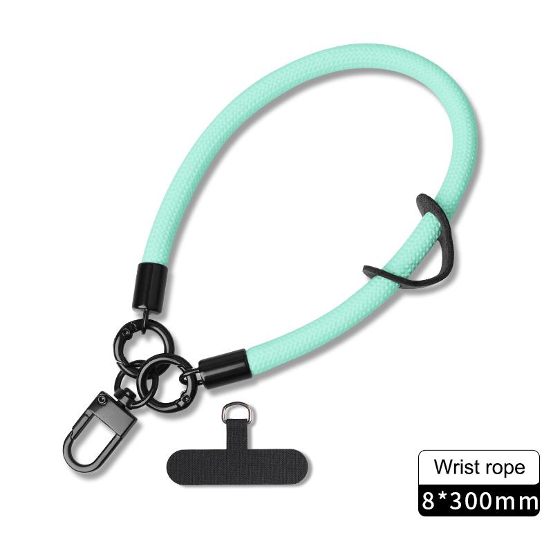 Универсальный шнурок для телефона, шнурок-ремешок против потери, съемный цветной шейный шнур, страховочная привязь для телефона, цепочка-брелок, веревка с картой