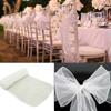 Chairs Decoration Chair Back Decor Wedding Reception Supplies Chair Bows Sashes Events Banquets