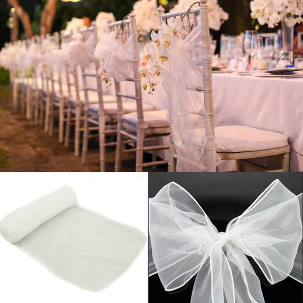 Chairs Decoration Chair Back Decor Wedding Reception Supplies Chair Bows Sashes Events Banquets