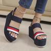 Summer Large Size  High Heels Platform Wedges Sandals Party Red Female Shoes Comfortable Casual Outdoor Women's Sandals