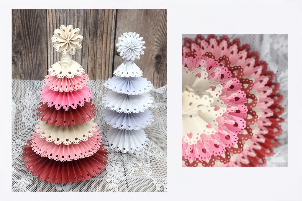 Bira Craft Continuous Border Paper Craft Punch, Valentine's Day Punch, Scrapbook Card Art (Heart)