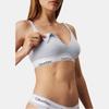 Calvin Klein Нижнее белье с буквами, удобный спортивный дышащий бюстгальтер, женское нижнее белье, синий цвет 000QF6218E-CIQ