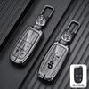 Zinc Alloy Keyless Car Key Case For Jeep Grand Cherokee WK2 KL Wrangler JK Renegade Commander Compass 2018 2022 Auto Accessories AMS1
