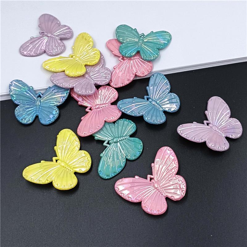 Высококачественные DIY Материал Бусины Бабочки AB Dazzle 10 шт. Ювелирные Изделия Аксессуары Изготовление Браслетов Серьги Ожерелье Ручной Работы Мода Акрил Сплошной Цвет