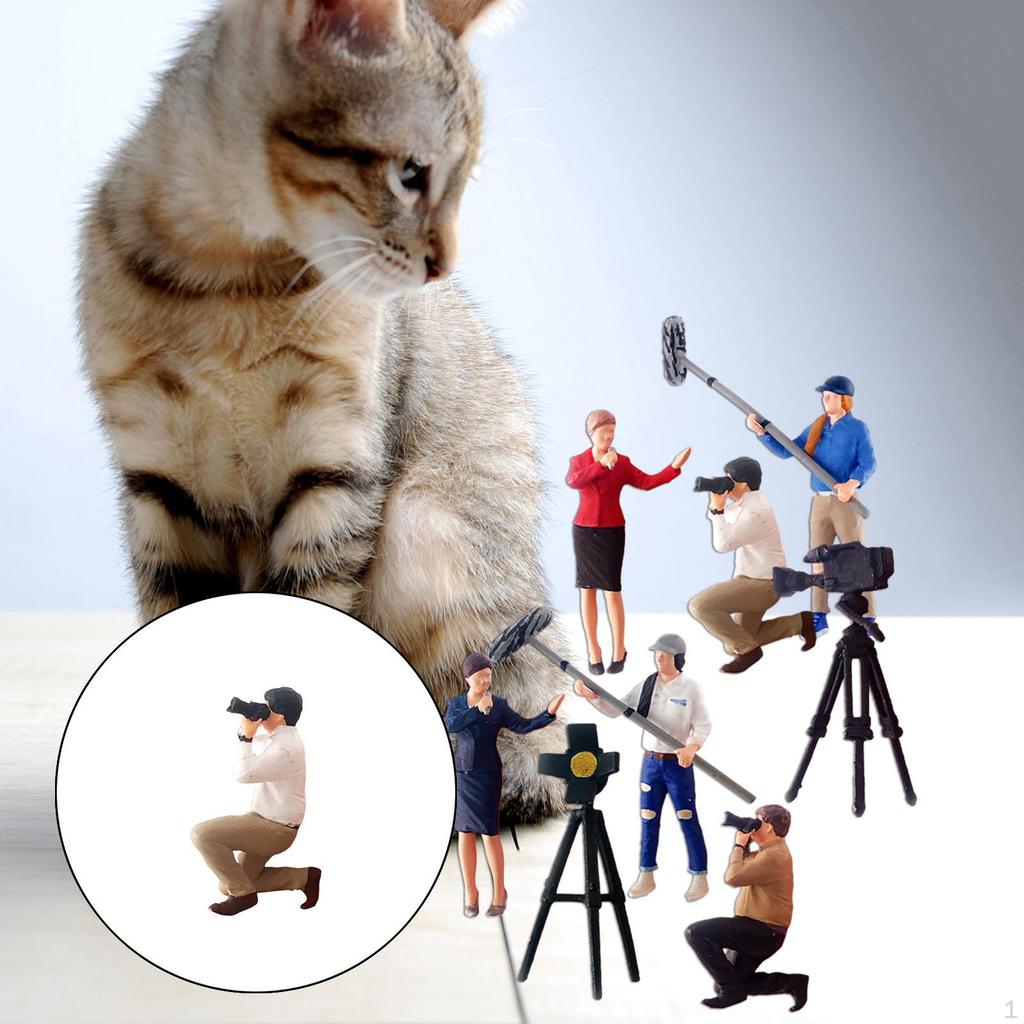 1/64 Трансляционная фигурка, окрашенные фигурки, живая сцена для диорам, коллекции, набор для строительства, архитектура