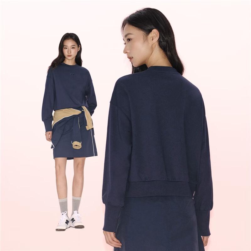 GIORDANO CONCEPTS 2025 Fall/Winter Women's Embroidered Pullover Sweatshirt