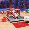 Santa Christmas Train 3D Layered Paper Art Calendar Festive Railway Paper Craft Hand Tear Off Time Pieces 3D Calendar Memo Pad