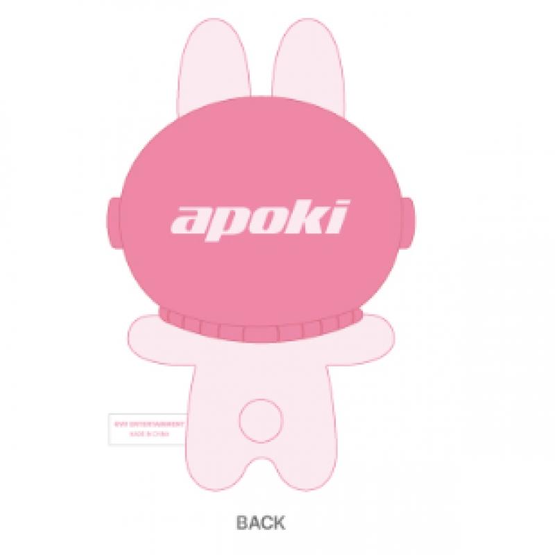 Плюшевая брелок-кукла Apoki 07   Официальная продукция Pop Up Store Apoki 2024