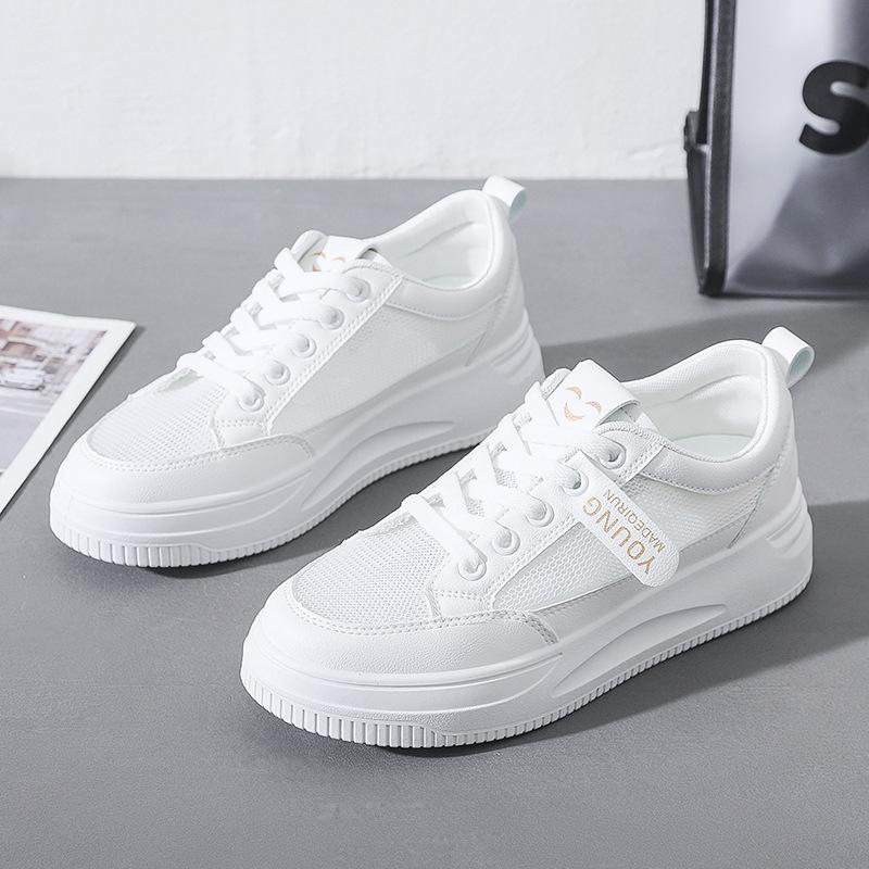 Женские маленькие белые туфли Hundred Fashion Shoes Flat Casual Shoes Sneakers