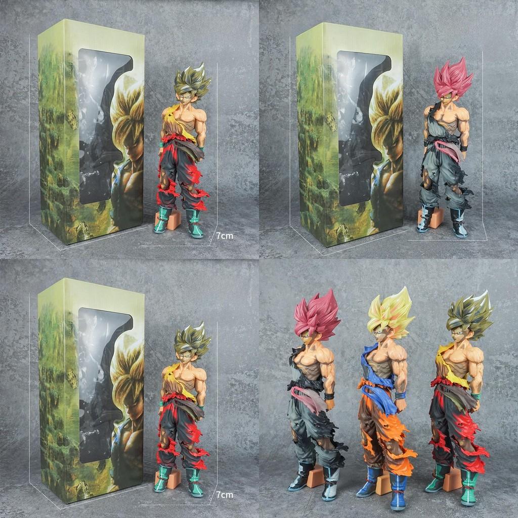 Dragon Ball Super Saiyan Goku Pvc Statue With Assembled Design For Anime Enthusiasts