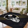 Pittsburgh Steelers Design Crystal Velvet Rug Soft Decorative Mat for Bedroom Entrance