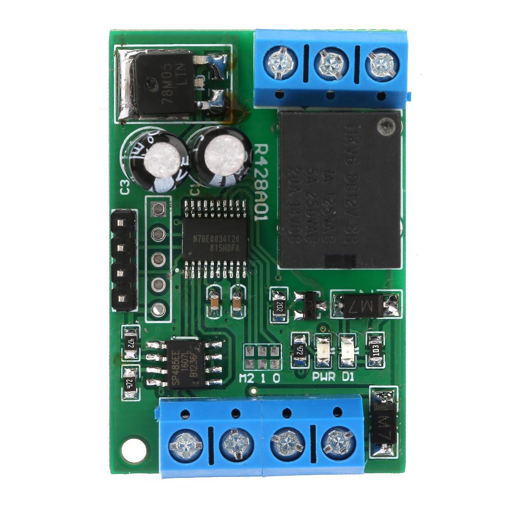 12 В 1 канал RS485 MODBUS RTU последовательный порт многофункциональный релейный модуль PLC контроллер