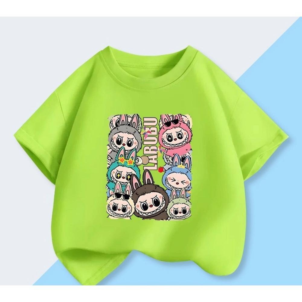 Monster Short-sleeved for Girls Fashionable Summer Clothes Half-sleeved Top