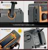 2022 NOAA Multi-function Solar Hand-crank Radio with Reading Light and Power Bank