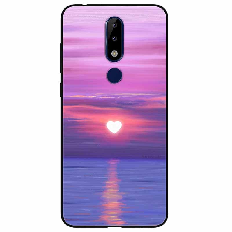 Для Nokia 5.1 Plus Чехол Мягкий Силикон Мультфильм Модный ТПУ Чехлы для Телефона для Nokia X5 Обложка 5.1Плюс Милый для NokiaX5 Защитный