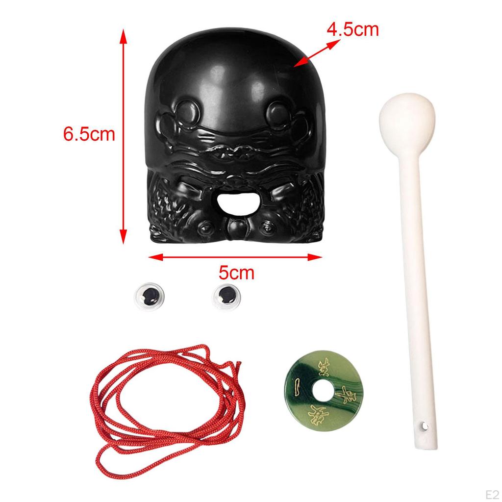 Fish Temple Block Guiros Percussion Instruments Figurine Small Frog Musical Instrument for Adults