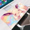Mouse Pad Large XXL Lock Edge Gamer Keyboard Mousepad Laptop Computer Office Desk Mat Gaming P-Pokemon Eevee Pad Mouse Mats