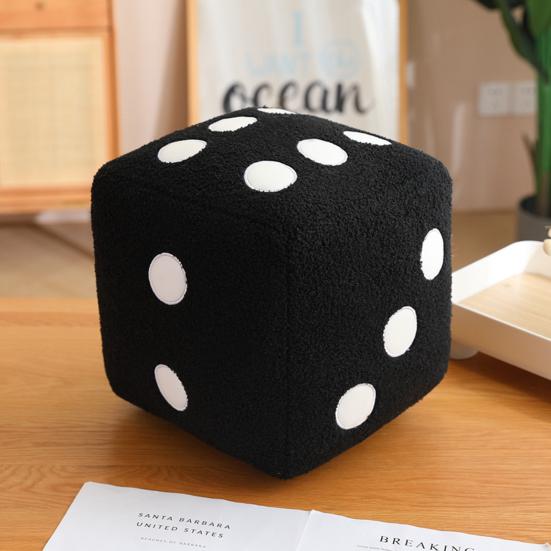 Dice Plush Doll Comfortable Soft PP Cotton Plush Dice Doll Funny
