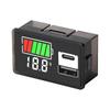 Тип C USB DC8-100V 4829 Автомобильный вольтметр Индикатор уровня заряда Измеритель емкости литиевой батареи Тестовый дисплей Светодиодный тестер