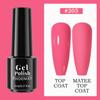 PHOENIXY 5ML Long-lasting Gel Nail Polish Top Base Coat Needed UV LED Soak-off Gel Nail Varnishes