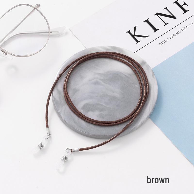 Корейская мода Цветной вощеный шнурок для очков и солнцезащитных очков Противоскользящий шейный ремешок