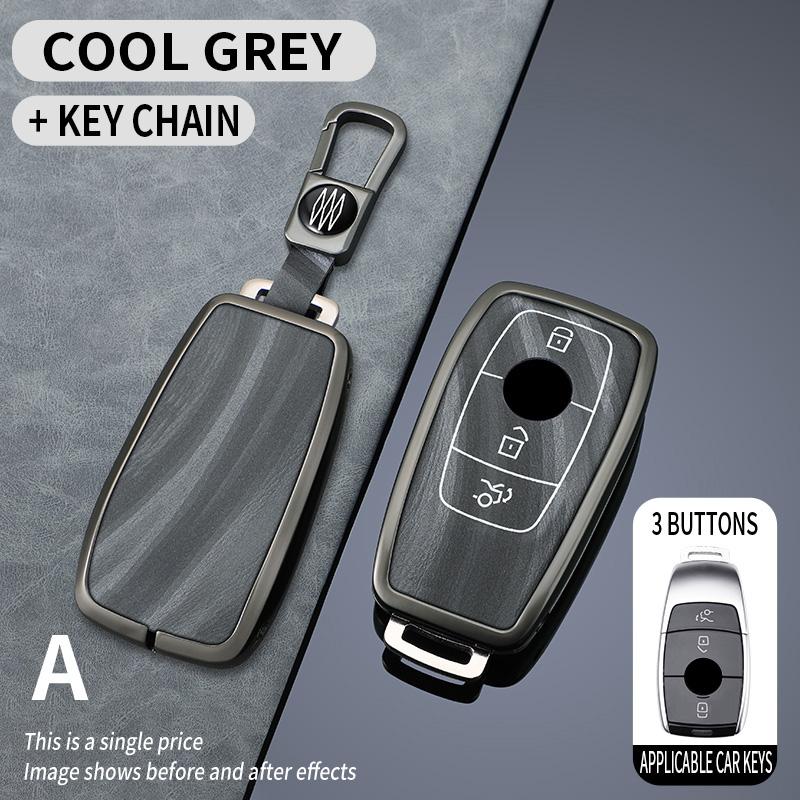 Interior Mouldings Zinc Alloy Car Remote Key Case Cover Shell For Mercedes Benz A C E S G Class GLC CLE CLA GLB GLS W177 W205 W2