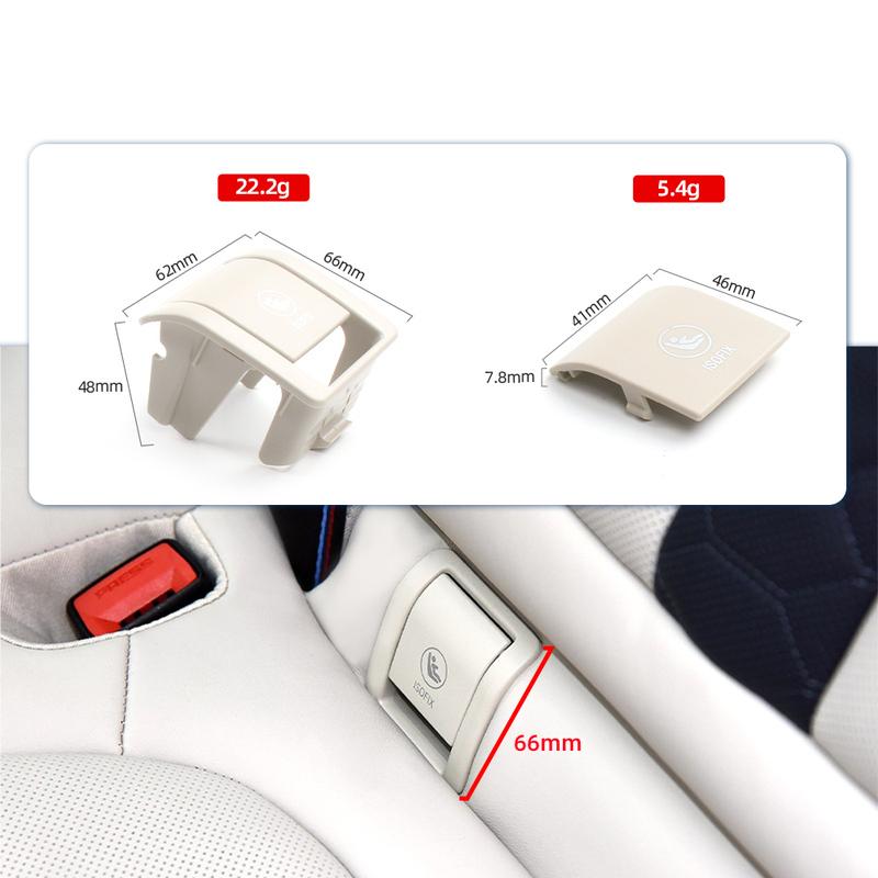 ISOFIX Cover For X5 G05 2019-2023 Child Seat Anchoring Shell 52207499793 52207499794 Black 52207499786
