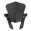 3K Carbon Fiber Motorcycle Windshield Wind Deflector Motorbike Refitting Replacement for MT‑07 2013‑2016
