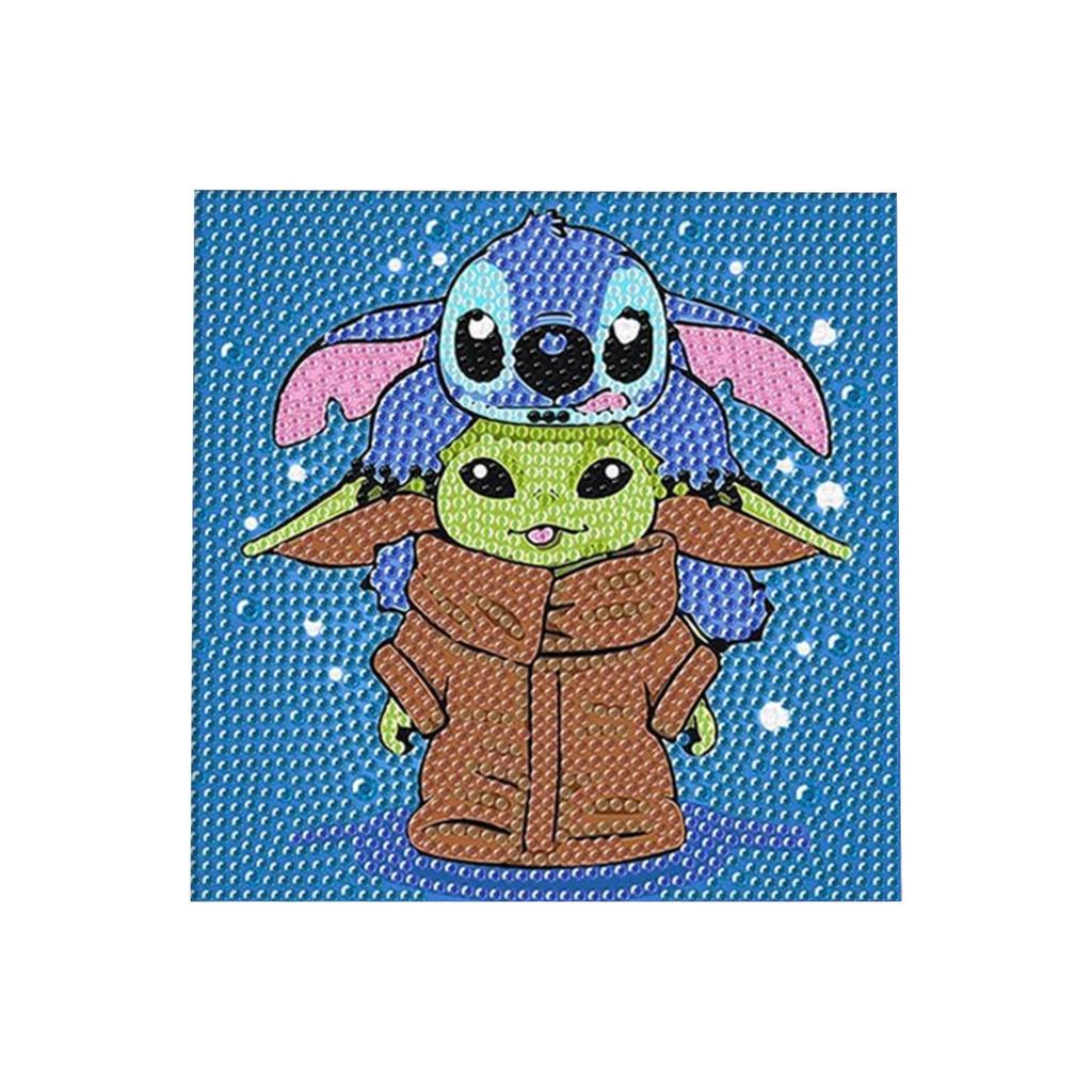 Детские алмазные картины мультфильмы развивающие игрушки наклейки