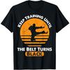 Black Belt Martial Art Training Karate Tae Kwon Do Kick Gift T-Shirt