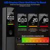 Alcohol Breathalyzer, 2 in 1 Portable Breathalyser Contactless Alcohol Tester with LCD Screen and Guard Mode, High Accuracy Breathalysers