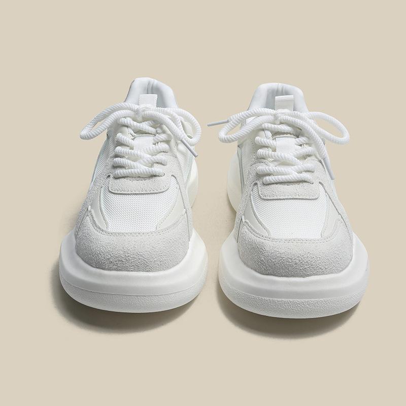Summer Thick-soled Sneakers Flat Woman Tennis Shoes Spring Autumn Casual Vulcanized Light-colored Fashion Harajuku Women's Shoes