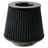 ENN LLC Универсальный 76мм Воздушный фильтр Форма гриба Регулируемый воздушный фильтр для автомобилей (черный)