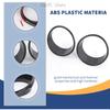 Car ABS  Front Headlight Ring Lamp Decoration Cover Stickers For Jeep Wrangler JL JT Gladiator 2024 Up Car Accessories
