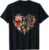 Circus love heart Ringmaster party circus men women kids boy T-Shirt