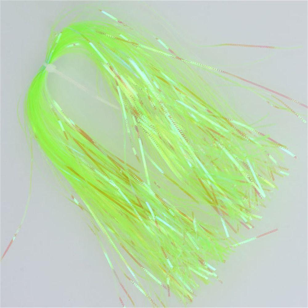 1mm Width Corrugated Flash Strands Fish Scale Gliss Glow Strands Tying Flash Tinsel  Jig Hook