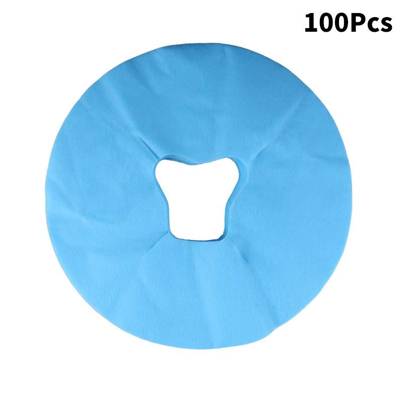 100 шт. одноразовые простыни для массажного стола, подголовники, наволочки для подушек для лица, чехлы для массажных подушек для лица, подголовники для стола