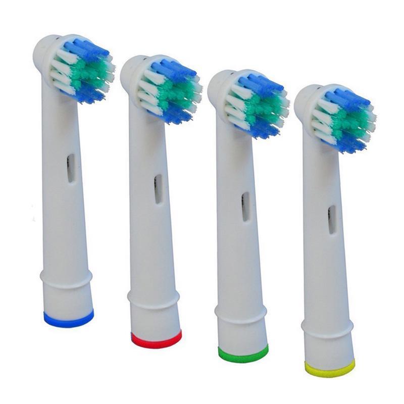 4PCS Brush Head Nozzles Replacement Toothbrush Head Floss Cross Action/Sensit Precision Clean Brush Head